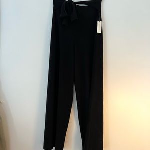 Black Anthropologie Knit Wide Leg Pants